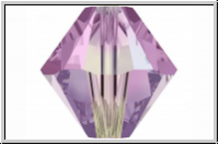 Swarovski� Bicone 5328, 4mm, 265AB - smoky mauve, AB, 25 Stk.